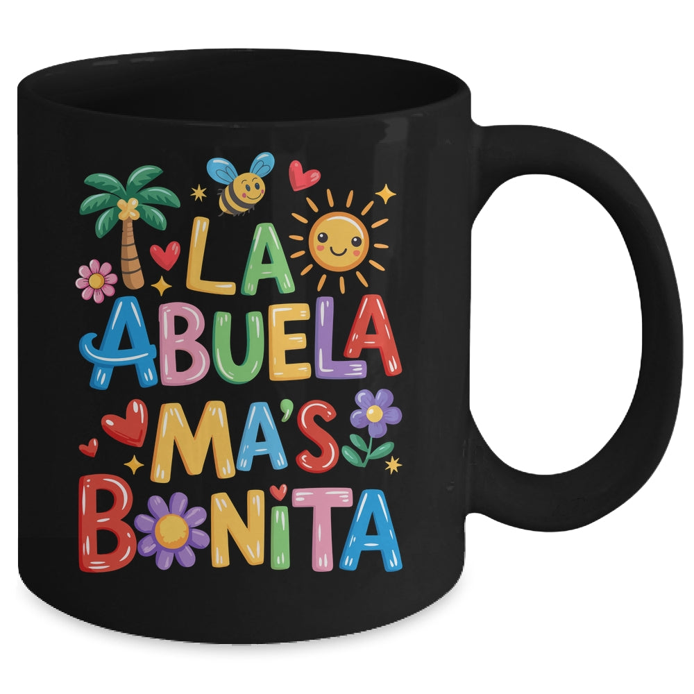 La Abuela Más Bonita Mom Cute Abuela Grandma Mother's Day Mug | teecentury
