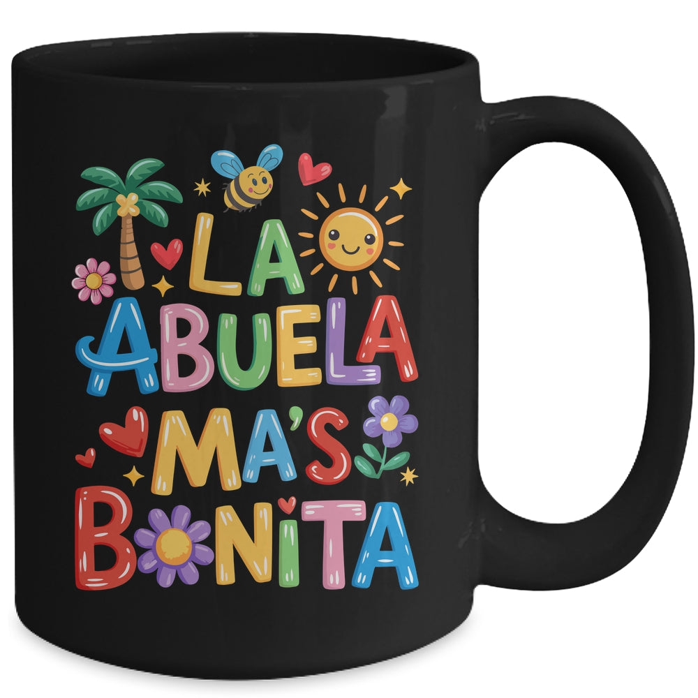 La Abuela Más Bonita Mom Cute Abuela Grandma Mother's Day Mug | teecentury