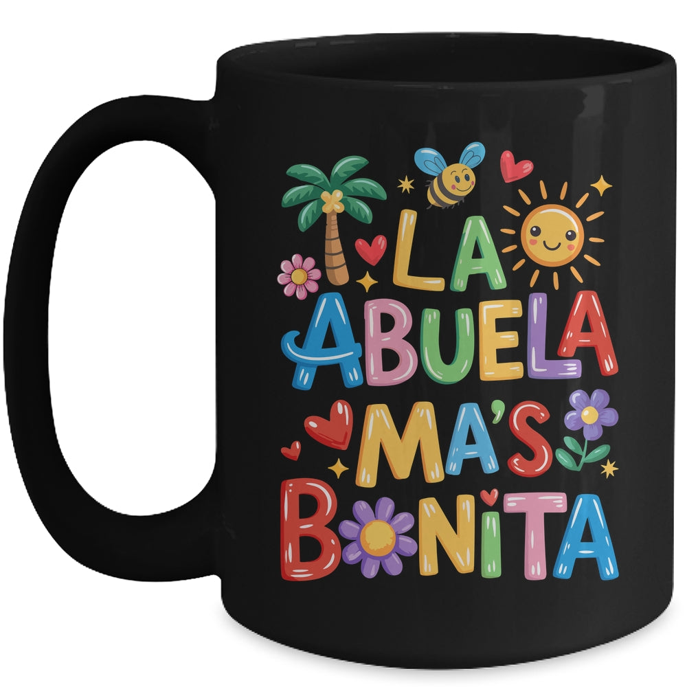 La Abuela Más Bonita Mom Cute Abuela Grandma Mother's Day Mug | teecentury