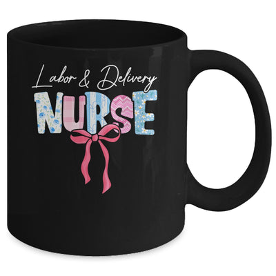 Labor And Delivery L&D Nurse Coquette Bow Nursing Nurse Life Mug | teecentury