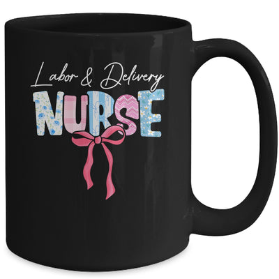 Labor And Delivery L&D Nurse Coquette Bow Nursing Nurse Life Mug | teecentury