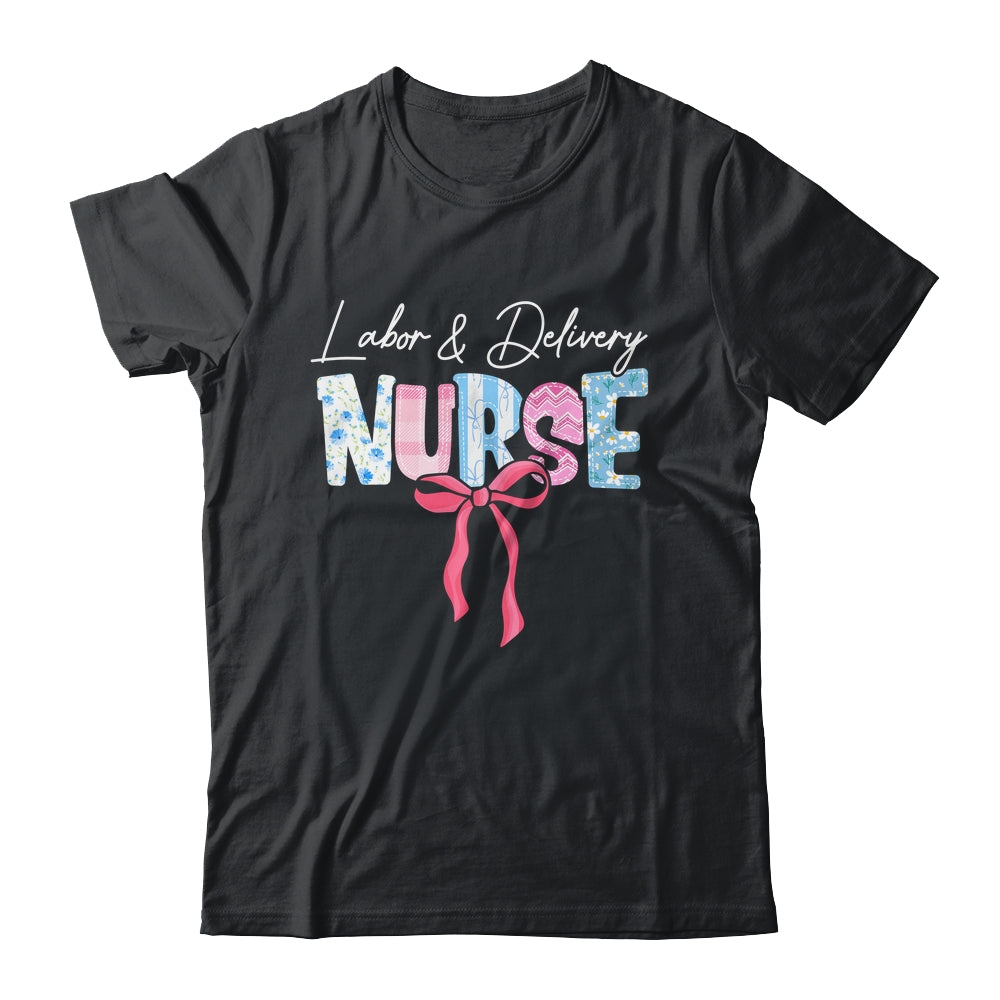 Labor And Delivery L&D Nurse Coquette Bow Nursing Nurse Life Shirt & Tank Top | teecentury