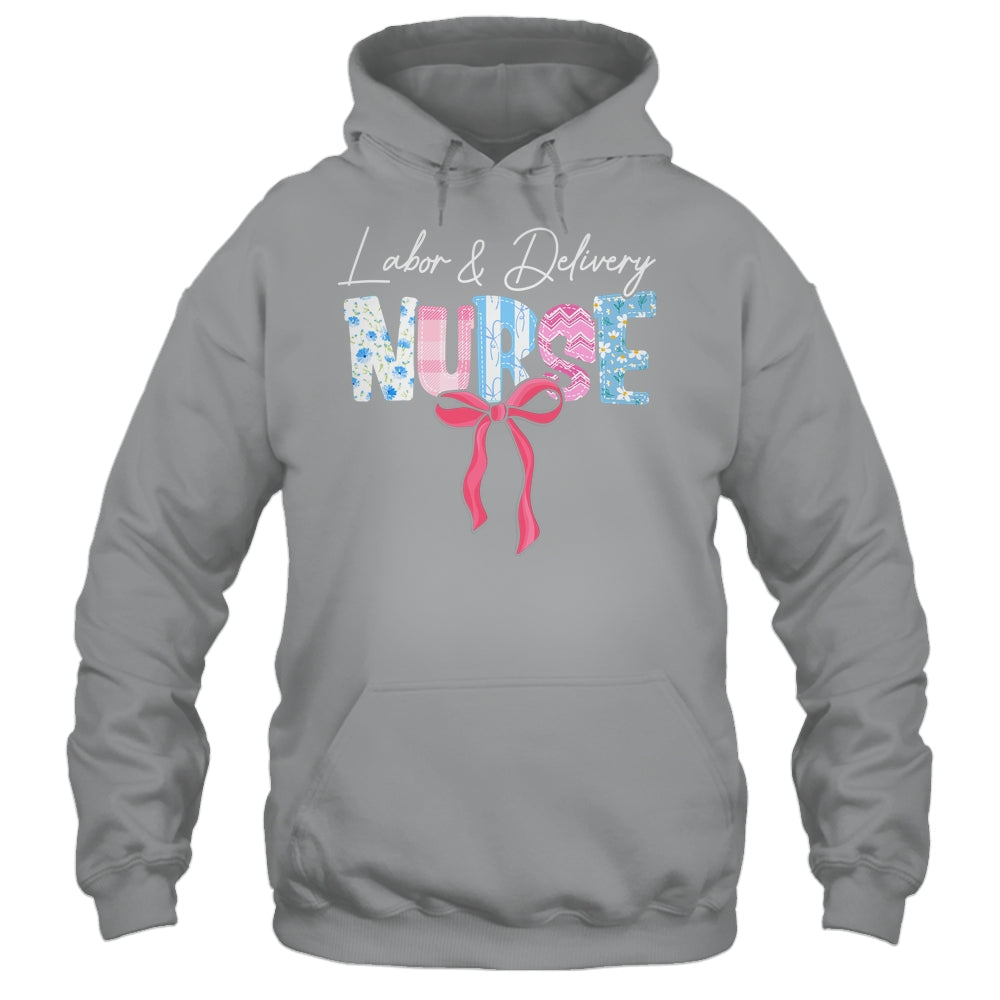 Labor And Delivery L&D Nurse Coquette Bow Nursing Nurse Life Shirt & Tank Top | teecentury