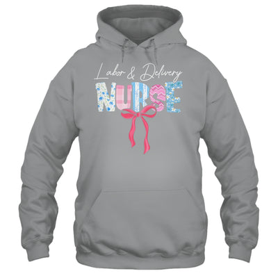 Labor And Delivery L&D Nurse Coquette Bow Nursing Nurse Life Shirt & Tank Top | teecentury