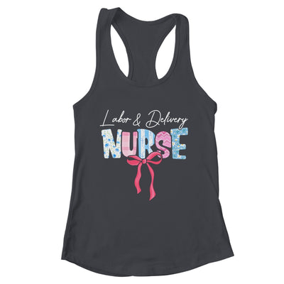 Labor And Delivery L&D Nurse Coquette Bow Nursing Nurse Life Shirt & Tank Top | teecentury