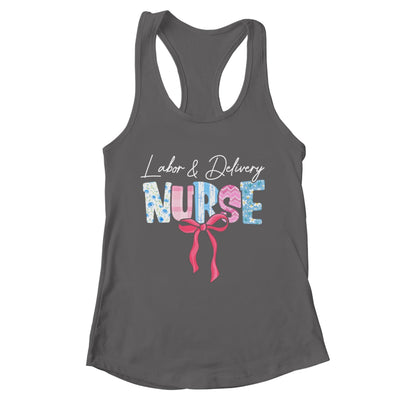 Labor And Delivery L&D Nurse Coquette Bow Nursing Nurse Life Shirt & Tank Top | teecentury