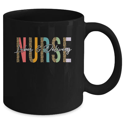 Labor And Delivery Nurse L&D Nurse Leopard Mug | teecentury