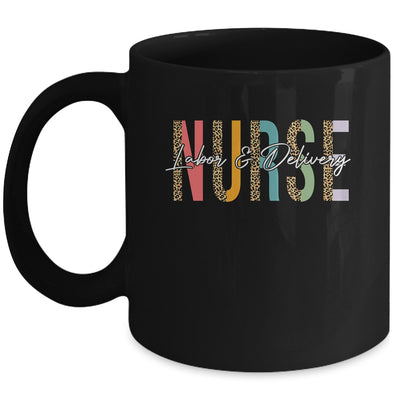 Labor And Delivery Nurse L&D Nurse Leopard Mug | teecentury
