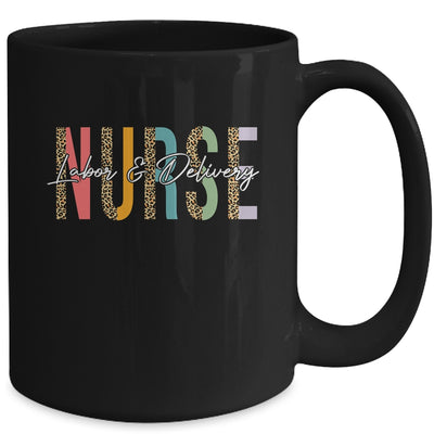 Labor And Delivery Nurse L&D Nurse Leopard Mug | teecentury