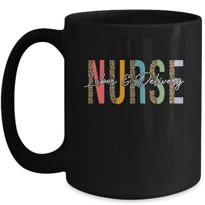 Labor And Delivery Nurse L&D Nurse Leopard Mug | teecentury