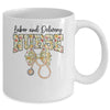 Labor And Delivery Nurse Stethoscope Coquette Bow Graduation Mug | teecentury