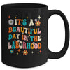 Labor & Delivery Nurse It's A Beautiful Day In The Laborhood Mug | teecentury