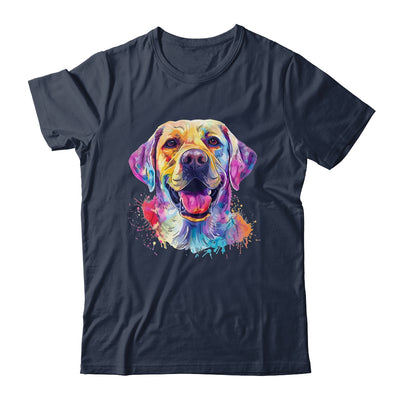 Labrador Mom Lover Puppy Dog Watercolor Tie Dye Painting Shirt & Tank Top | teecentury