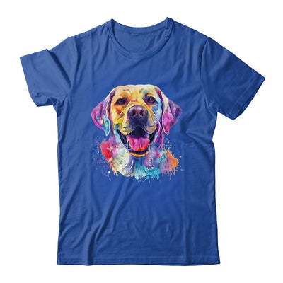 Labrador Mom Lover Puppy Dog Watercolor Tie Dye Painting Shirt & Tank Top | teecentury