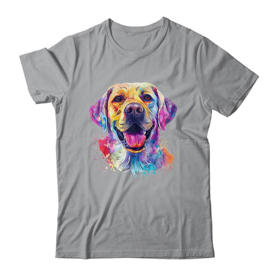 Labrador Mom Lover Puppy Dog Watercolor Tie Dye Painting Shirt & Tank Top | teecentury