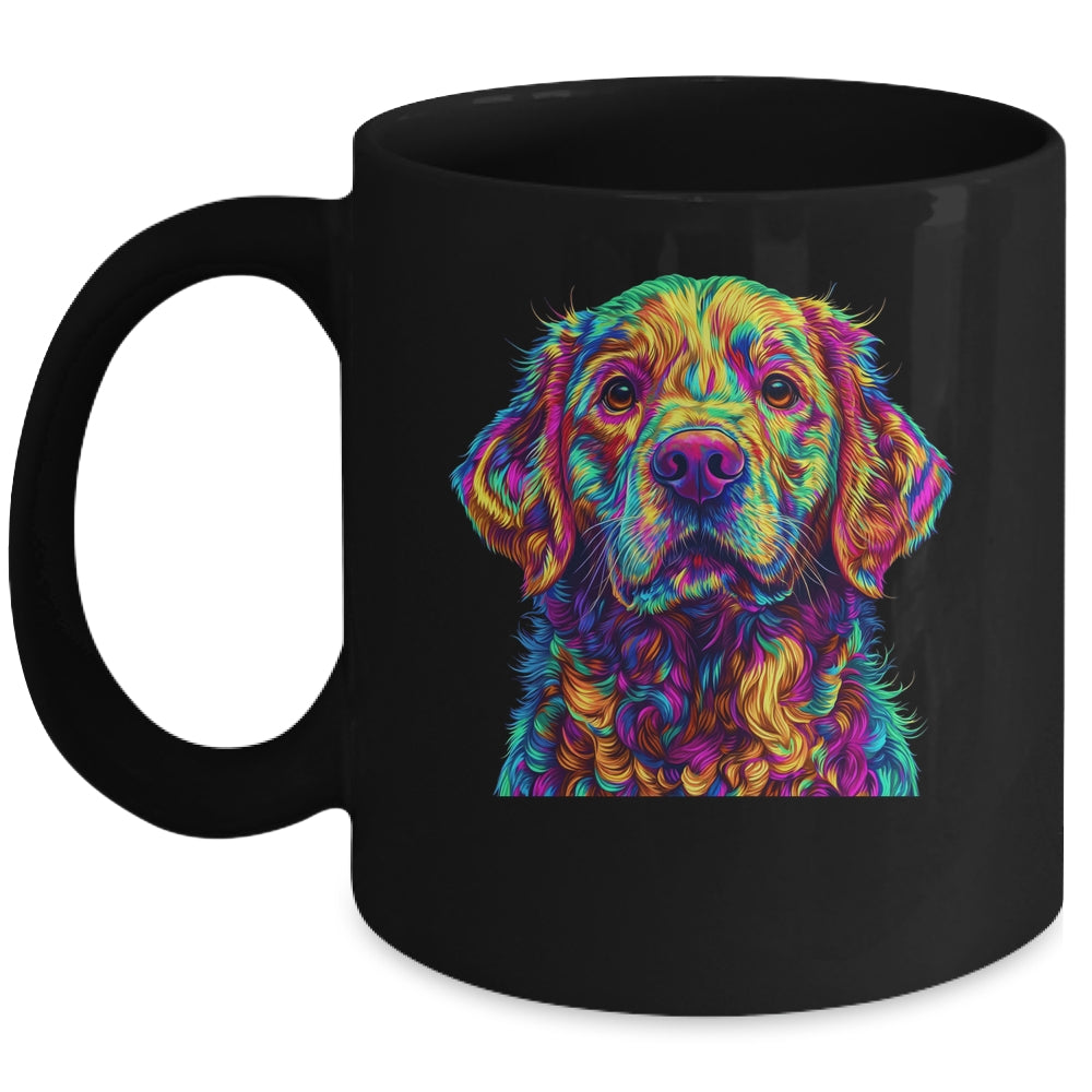 Labrador Retriever Dog Colorful Face Dog Lover Men Women Mug | teecentury