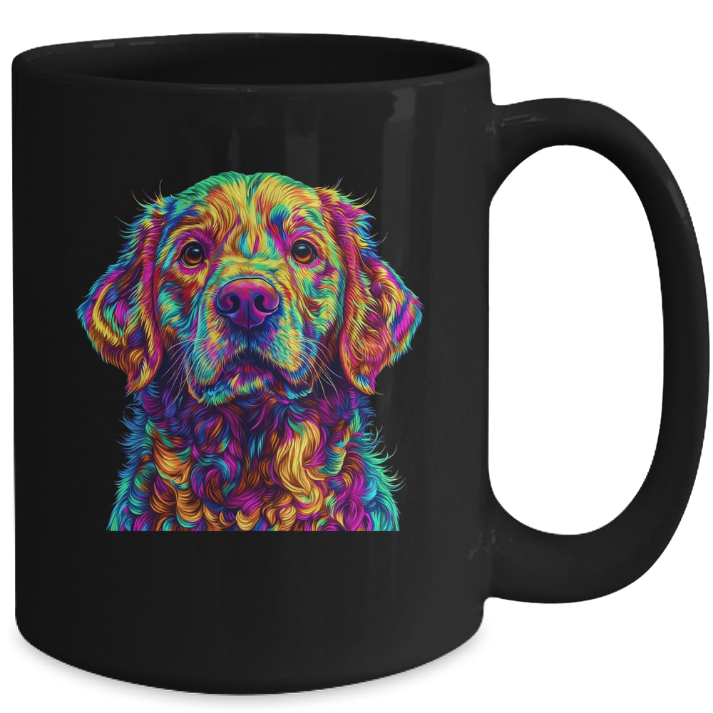 Labrador Retriever Dog Colorful Face Dog Lover Men Women Mug | teecentury