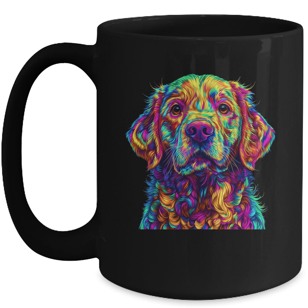 Labrador Retriever Dog Colorful Face Dog Lover Men Women Mug | teecentury