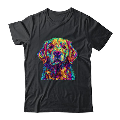 Labrador Retriever Dog Colorful Face Dog Lover Men Women Shirt & Tank Top | teecentury