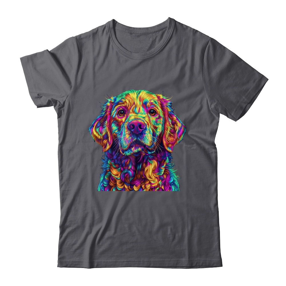 Labrador Retriever Dog Colorful Face Dog Lover Men Women Shirt & Tank Top | teecentury