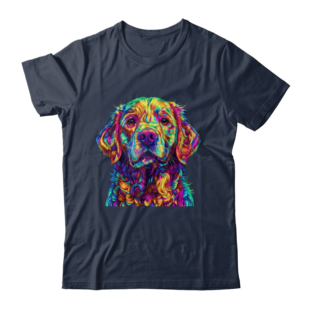 Labrador Retriever Dog Colorful Face Dog Lover Men Women Shirt & Tank Top | teecentury