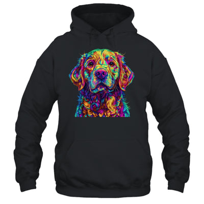 Labrador Retriever Dog Colorful Face Dog Lover Men Women Shirt & Tank Top | teecentury