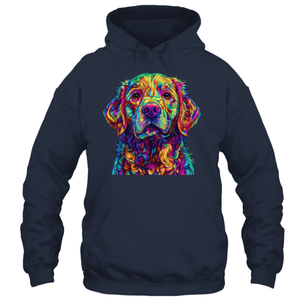 Labrador Retriever Dog Colorful Face Dog Lover Men Women Shirt & Tank Top | teecentury