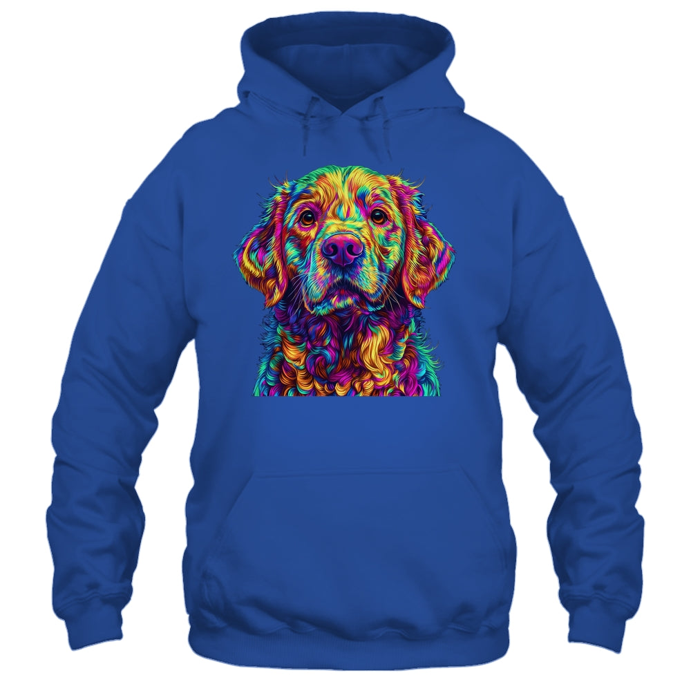 Labrador Retriever Dog Colorful Face Dog Lover Men Women Shirt & Tank Top | teecentury