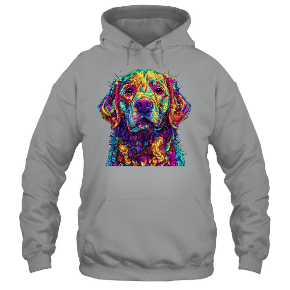 Labrador Retriever Dog Colorful Face Dog Lover Men Women Shirt & Tank Top | teecentury