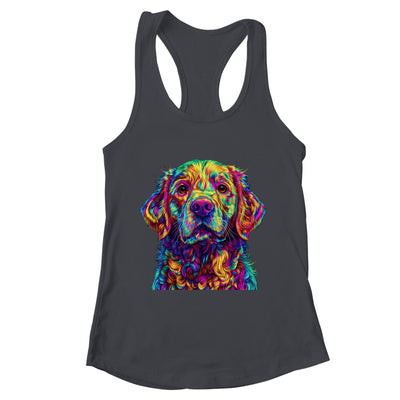 Labrador Retriever Dog Colorful Face Dog Lover Men Women Shirt & Tank Top | teecentury