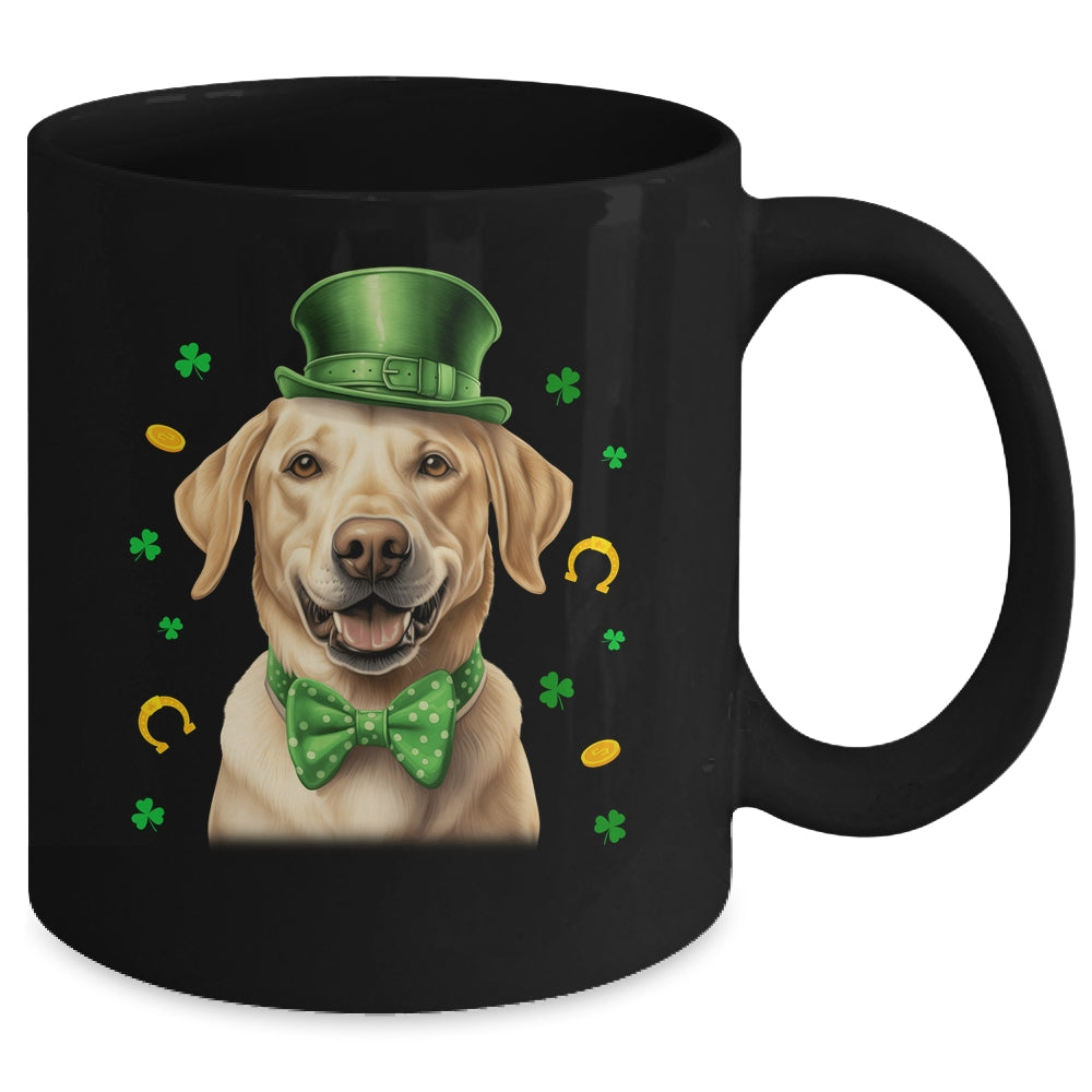 Labrador St Patricks Day Leprechaun Shamrock Irish Mug | teecentury