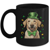 Labrador St Patricks Day Leprechaun Shamrock Irish Mug | teecentury