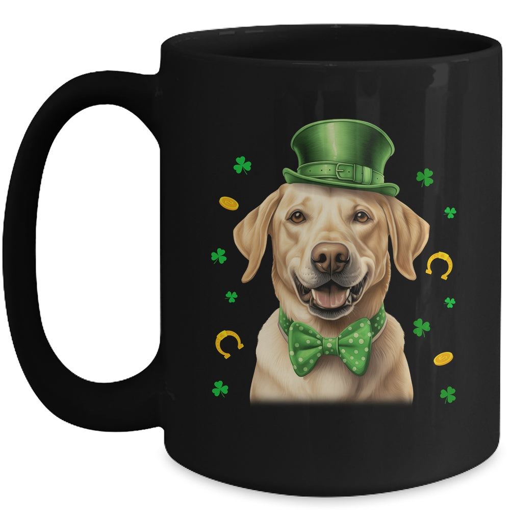 Labrador St Patricks Day Leprechaun Shamrock Irish Mug | teecentury
