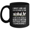 Lady Chicken Art For Men Women Rooster Farm Chicken Farmer Mug | teecentury