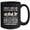 Lady Chicken Art For Men Women Rooster Farm Chicken Farmer Mug | teecentury