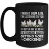 Lady Chicken Art For Men Women Rooster Farm Chicken Farmer Mug | teecentury