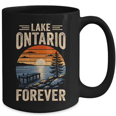 Lake Ontario Forever Retro Sunset Vintage Travel Lovers Mug | teecentury