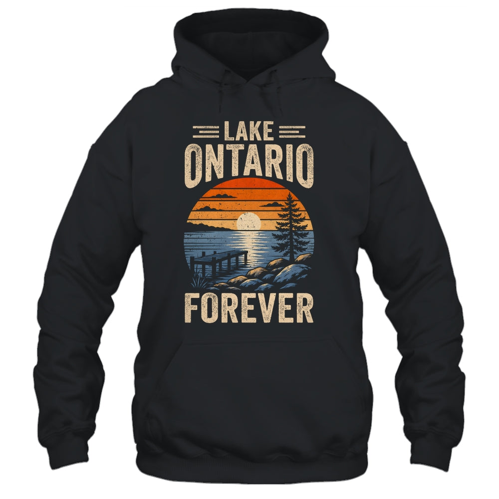 Lake Ontario Forever Retro Sunset Vintage Travel Lovers Shirt & Tank Top | teecentury