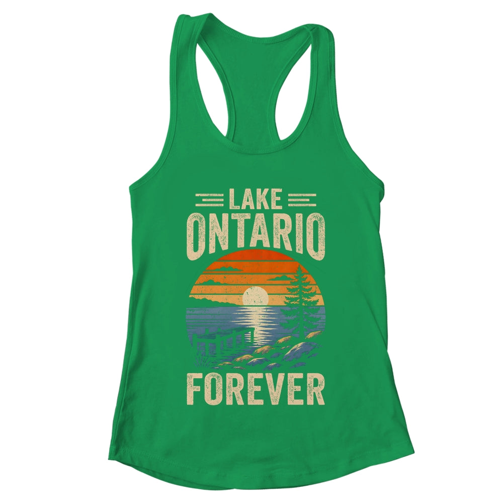 Lake Ontario Forever Retro Sunset Vintage Travel Lovers Shirt & Tank Top | teecentury