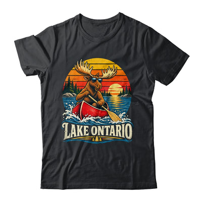 Lake Ontario Moose Canoe Vintage Outdoor Hiking Camping Shirt & Tank Top | teecentury