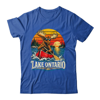 Lake Ontario Moose Canoe Vintage Outdoor Hiking Camping Shirt & Tank Top | teecentury