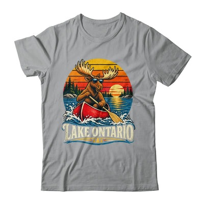 Lake Ontario Moose Canoe Vintage Outdoor Hiking Camping Shirt & Tank Top | teecentury
