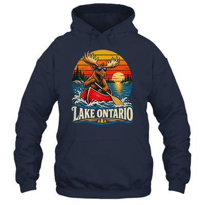 Lake Ontario Moose Canoe Vintage Outdoor Hiking Camping Shirt & Tank Top | teecentury