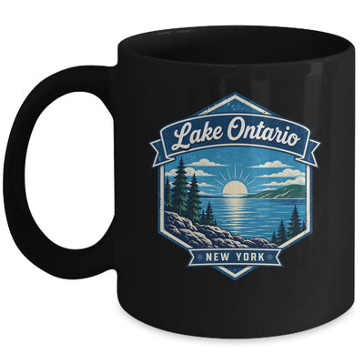Lake Ontario New York Vintage Nature Scenic Outdoor Travel Mug | teecentury