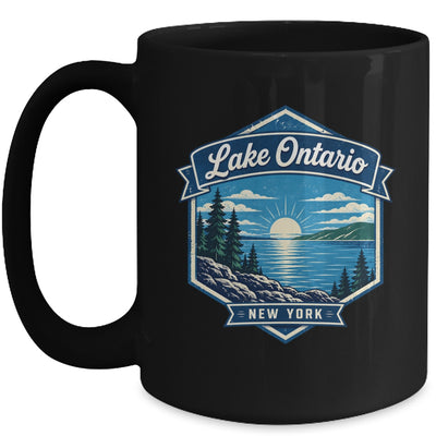 Lake Ontario New York Vintage Nature Scenic Outdoor Travel Mug | teecentury