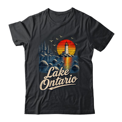 Lake Ontario Retro Sunset Vintage Lakes Travel Nature Lovers Shirt & Tank Top | teecentury
