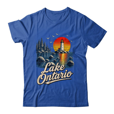 Lake Ontario Retro Sunset Vintage Lakes Travel Nature Lovers Shirt & Tank Top | teecentury