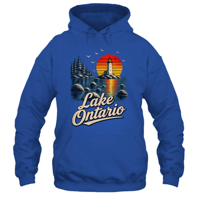 Lake Ontario Retro Sunset Vintage Lakes Travel Nature Lovers Shirt & Tank Top | teecentury