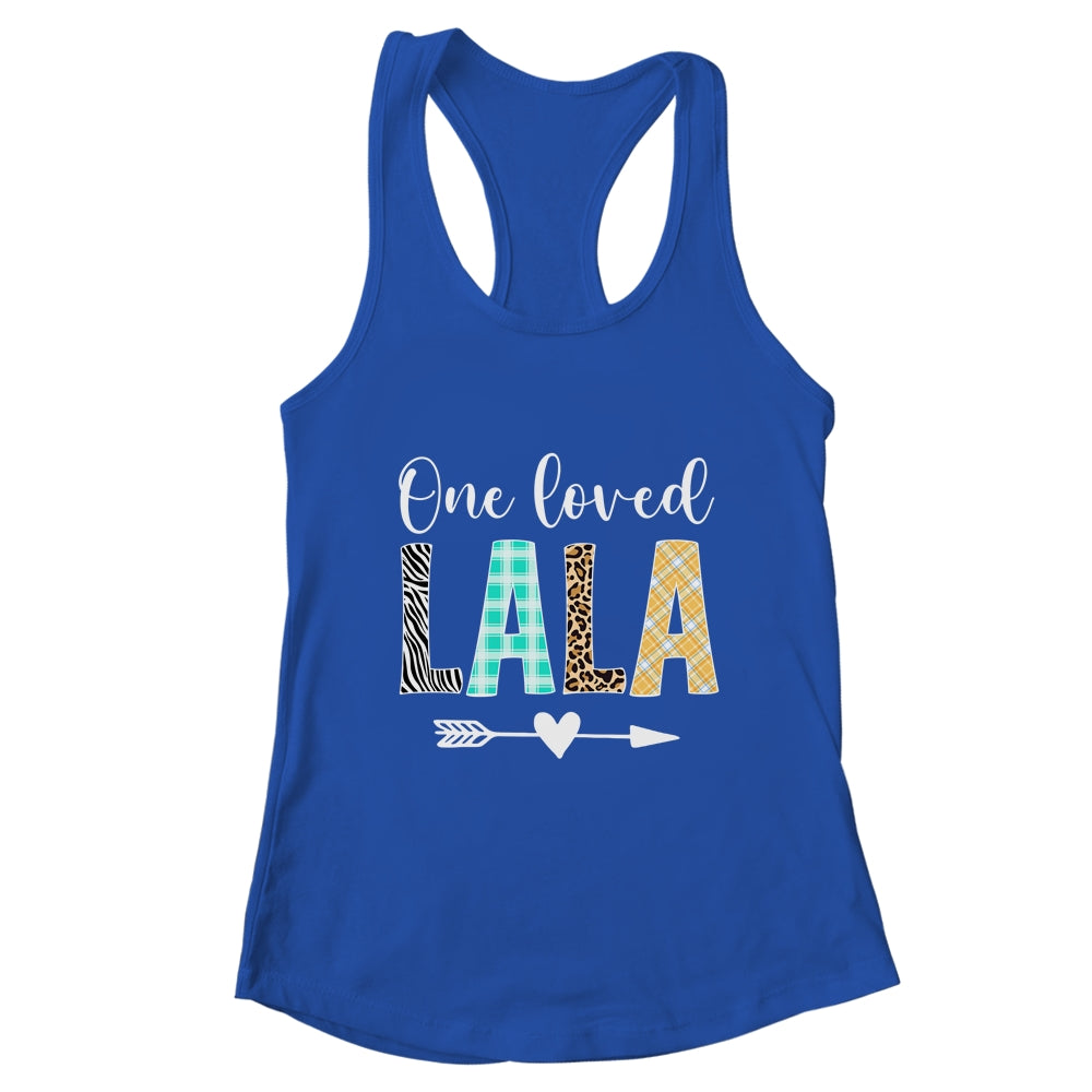 Lala Women Cute Design One Loved Lala Mother's Day Shirt & Tank Top | teecentury