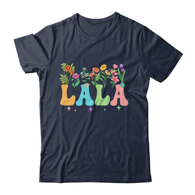 Lala Women Wildflower Floral Design Lala Mothers Day Shirt & Tank Top | teecentury